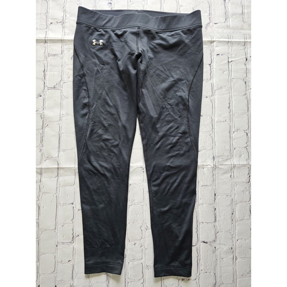 Under Armour Women’s Black Leggings Size M Medium Compression‎ Fit Pre-Owned